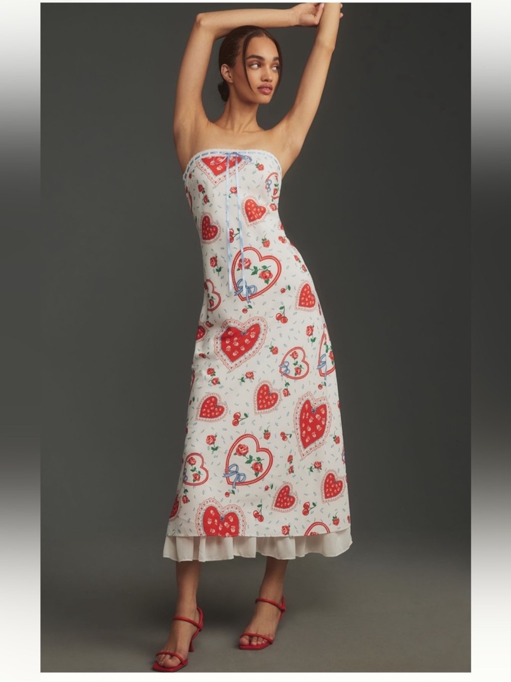 Anthropologie x Love and Lemons Midi Dress Large - NWT